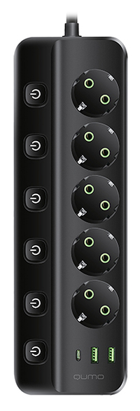 Сетевой фильтр Qumo Power Bar SPFSU (...