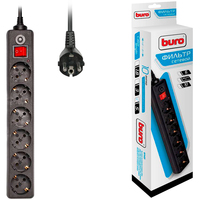 Сетевой фильтр BURO, 6-розеток, 5 м, ...