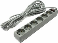 Сетевой фильтр ExeGate SP-6-5G, 6-роз...