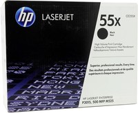 Картридж лазерный HP 55X/CE255X, черн...