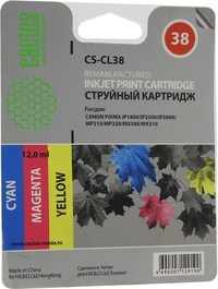 Картридж струйный Cactus CS-CL38 (CL-...