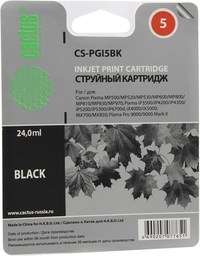 Картридж струйный Cactus CS-PGI5BK (P...