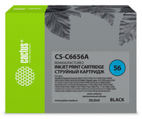 Картридж струйный Cactus CS-C6656A (5...