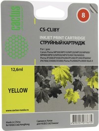 Картридж струйный Cactus CS-CLI8Y (CL...