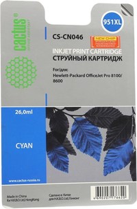 Картридж струйный Cactus CS-CN046 (95...