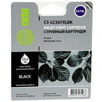 Картридж струйный Cactus CS-LC567XLBK...