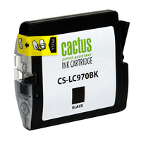 Картридж струйный Cactus CS-LC970BK (...