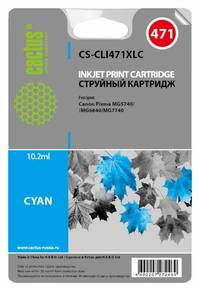 Картридж струйный Cactus CS-CLI471XLC...