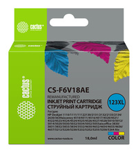 Картридж струйный Cactus CS-F6V18AE (...