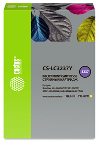 Картридж струйный Cactus CS-LC3237Y (...