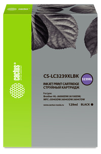 Картридж струйный Cactus CS-LC3239XLB...