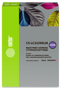 Картридж струйный Cactus CS-LC3239XLM...
