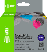 Картридж струйный Cactus CS-EPT2711 (...