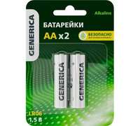 Батарейка GENERICA AA (LR6), 1.5V, 2 ...