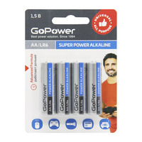 Батарейка GoPower AA (LR06/15А), 1.5V...