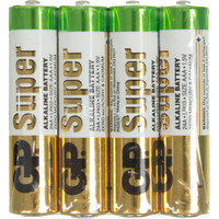 Батарейка GP Super, AAA, 1.5V, 4 шт. ...