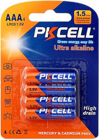 Батарейка PKCELL LR03-4B, AAA (LR03/2...