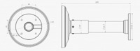 Подвесное крепление Milesight MS-A79,...