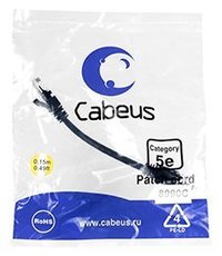 Патч-корд UTP кат.5e, 0.15 м, RJ45-RJ...