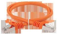 Патч-корд FFTP кат.5e, 1 м, RJ45-RJ45...