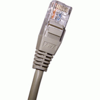 Патч-корд UTP кат.5e, 1 м, RJ45-RJ45,...