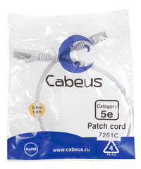 Патч-корд FTP кат.5e, 0.5 м, RJ45-RJ4...
