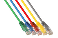 Патч-корд UTP кат.5e, 1 м, RJ45-RJ45,...