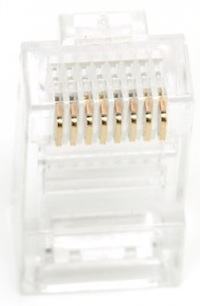 Коннектор RJ-45 8P8C категория 5, 10ш...