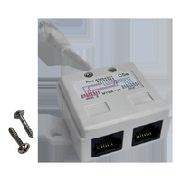 Y-адаптер RJ-45, белый Lanmaster (TWT...