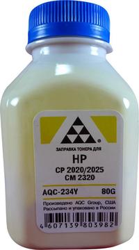 Тонер AQC AQC-234Y, бутыль 80 г, желт...
