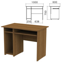 Компьютерный стол Канц, ЛДСП, орех пи...
