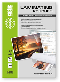 Пленка для ламинирования Cactus 125 м...