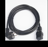 Кабель питания Schuko (Euro)(M)-C19, ...