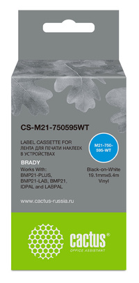 Кассета с лентой Cactus, 1.91 см x 6....
