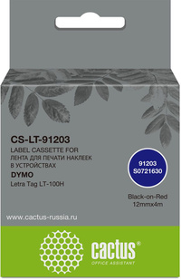 Кассета с лентой Cactus, 1.2 см x 4 м...