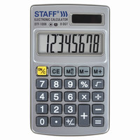 Калькулятор карманный STAFF STF-1008,...