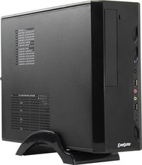 Корпус ExeGate MI-208, mATX, Slim-Des...