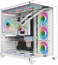 Корпус 1STPLAYER MEGAVIEW MV8-TP, ATX...
