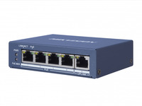 Коммутатор Hikvision DS-3E0505P-E, ко...