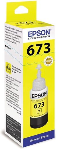 Чернила Epson 673, 70 мл, желтый, ори...
