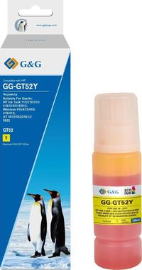 Чернила G&amp;G GT52Y, 100 мл, желтый...