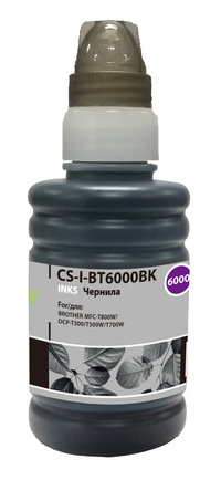 Чернила Cactus CS-I-BT6000BK, 100 мл,...