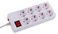 Сетевой фильтр BURO 800SH-1.8-W, 8-ро...