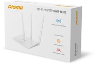 Wi-Fi роутер Digma DWR-N302, 802.11a/...