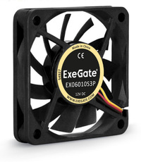 Вентилятор ExeGate EX06015B3P, 60 мм,...