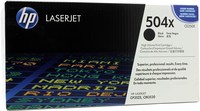 Картридж лазерный HP 504X/CE250X, чер...