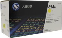 Картридж лазерный HP 654A/CF332A, жел...