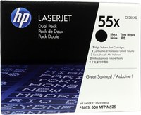 Картридж лазерный HP 55X/CE255XD, чер...