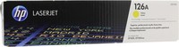 Картридж лазерный HP 126A/CE312A, жел...
