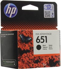 Картридж струйный HP 651 (C2P10AE), ч...